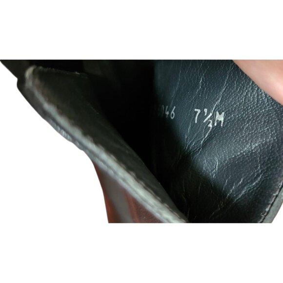 Stuart Weitzman Harper 80 Black Leather Booties Size 7.5 M - Picture 11 of 14